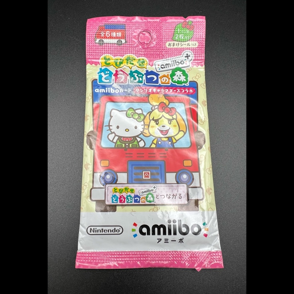 Nintendo Animal Crossing Sanrio Amiibo Card Japanese Pack New Hello Kitty